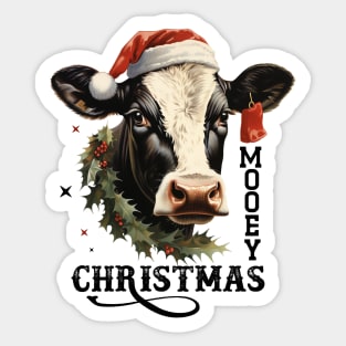 Mooey Christmas Sticker